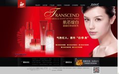美容化妝品行業網站建設案例