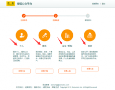 網站SEO站外推廣:搜狐公眾平臺賬號如何申請